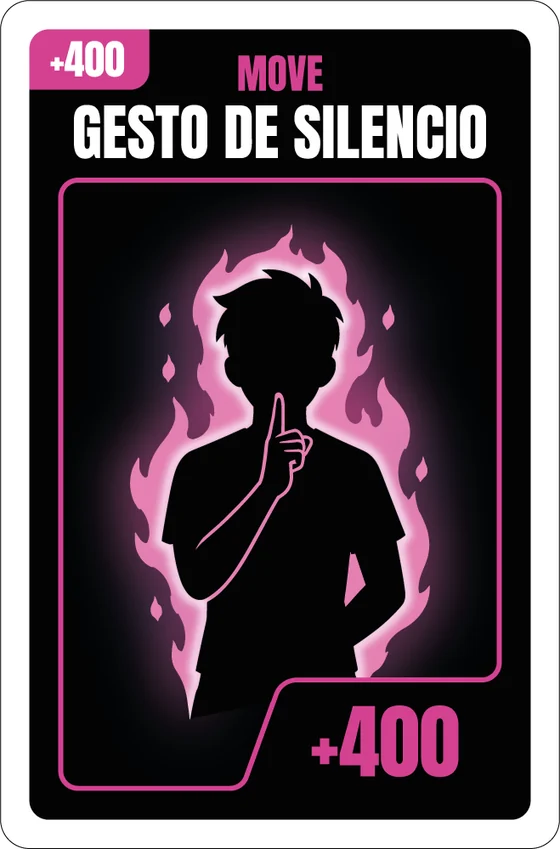Gesto de Silencio +400